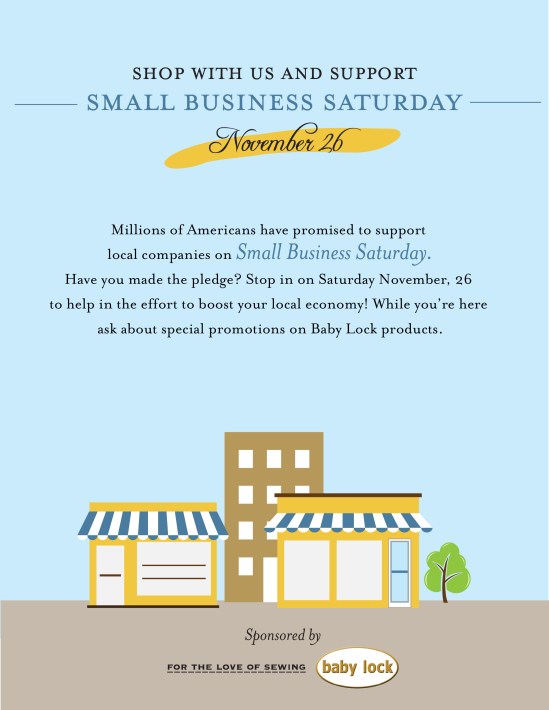 Small Business Saturday Constant Contact Blast
