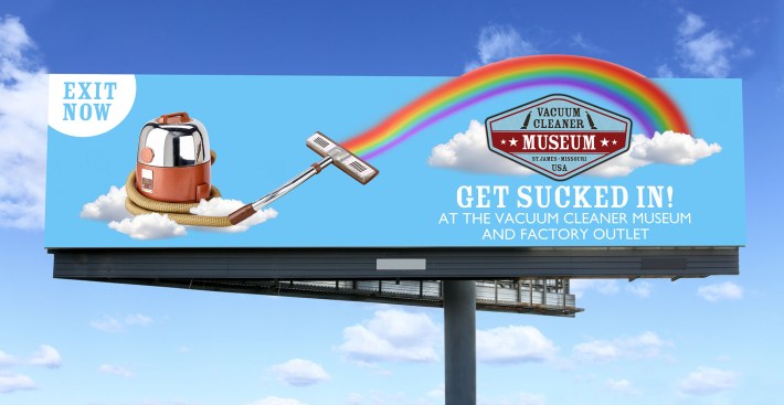 Vacuum Museum Billboard