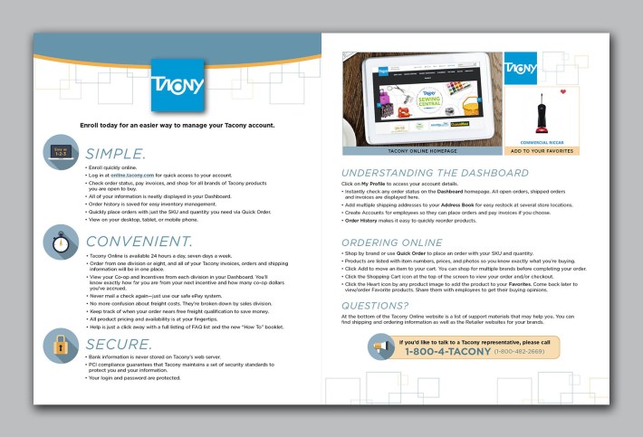 Tacony Online Brochure